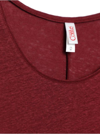 Легкий льняной топ LD 920 || Джемпер жін. CE LD 920, р.170-96, windsor wine