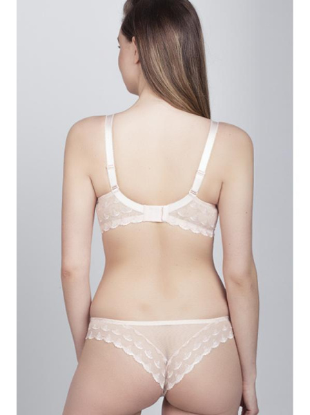 Комплект Samanta Chloe - бюстгальтер с мягкой чашкой A122 и бразилианки M300 Нежно-розовый