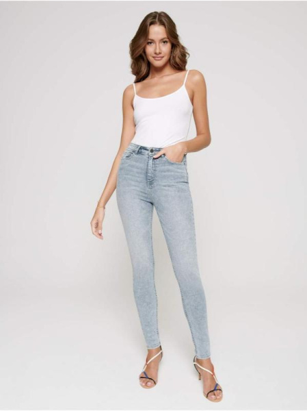 Моделирующие джинсы skinny с супервысокой посадкой CON-216 Lycra