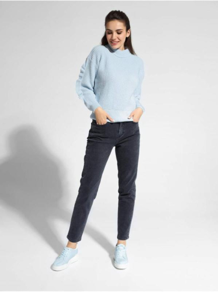 Джемпер жіночий &quot;Oversize&quot;  з італійської пряжі з мериносовою вовною Conte LDK074