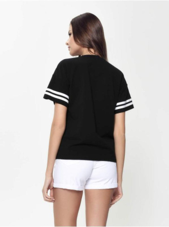 Стильная хлопковая футболка с коротким рукавом Disney LD 948 || Джемпер жін. CE DISNEY LD 948, р.170-92, ice white