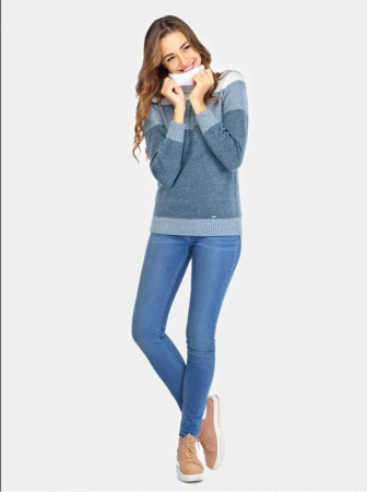 Удлиненный свитер с кашемиром LDK 011