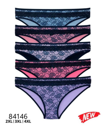 Женские слипы Nicoletta Арт: 84146, 4XL, Ассорти цветов