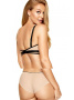 Комплект Kinga Fluo - бюстгальтер push up PU-734 и полные трусики P-734/2 Бежево-черный || Комплект Kinga Fluo - бюстгальтер push up PU-734 и полные трусики P-734/2 Бежево-черный