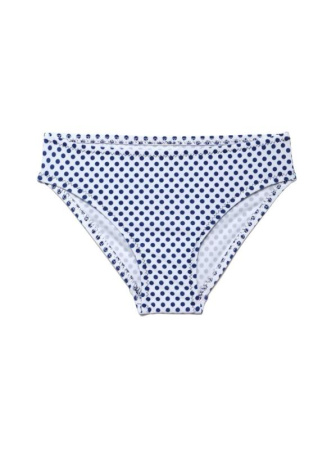 Купальник в мелкий горошек PARTY BUBBLE || Костюм купальний для дівчат СE PARTY BUBBLE, р.98,104-52, white-blue