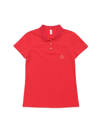 Классическая футболка-поло из хлопка LD 927 || Джемпер жін. CE LD 927, р.170-84, toreador red