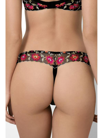 Стринги Ewa Bien Abigeil C201 Черно-оранжевый