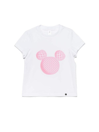 Ультрамодная футболка с коротким рукавом Disney DD 961 || Джемпер дів. CE DISNEY DD 961, р.104,110-56, ice white