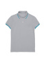Футболка-поло с контрастной окантовкой MD 944 || Джемпер чол. DW MD 944, р.182-108, ash grey
