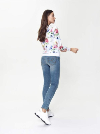 Ультракомфортный хлопковый свитшот LD 894 || Джемпер жін. CE LD 894, р.170-92, blossom