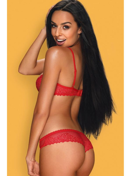 Комплект Obsessive Alabastra set  Красный