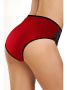 Полные трусики ORO Orabella 2218 Красно-черный || Полные трусики ORO Orabella 2218 Красно-черный