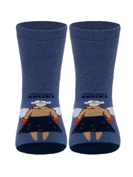 Носки дет. CK ВЕСЕЛЫЕ НОЖКИ (махровые, антискольз.) 17С-45СП, р.16, 291 джинс