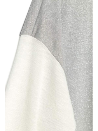 Комбинированный джемпер со спущенной линией плеча LD 629 || ВТЖ Джемпер жін. CELG LD 629, р.158,164-88, бежевий