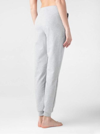 Джоггеры ORA с высокой посадкой с легким мерцанием люрекса || Брюки жін. CE ORA, р.164-102, shiny grey