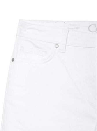 Укороченные джинсы со средней посадкой CON-118 || Брюки джинсові жін. CE CON-118, р.170-98, white