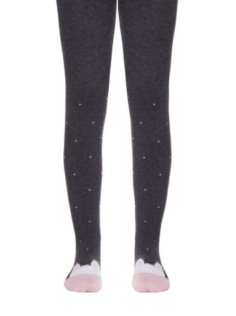 Колготки детские Conte Kids TIP-TOP 18С-266СП, р.116-122 (18), 504 темно-сірий || Колготки дитячі Conte Kids TIP-TOP 18С-266СП, р. 116-122 (18), 504 темно-сірий