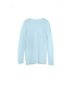 Удлиненный вязаный пуловер с разрезами по бокам LDK 056 || Джемпер жін. CE LDK056 18С-208СП, р.170-88, pastel blue