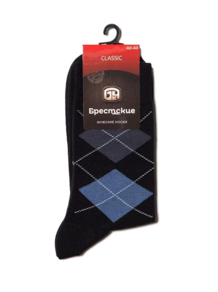 НОСКИ МУЖСКИЕ 14С2122-Д38, р.25, 016 ЧЕРНЫЙ