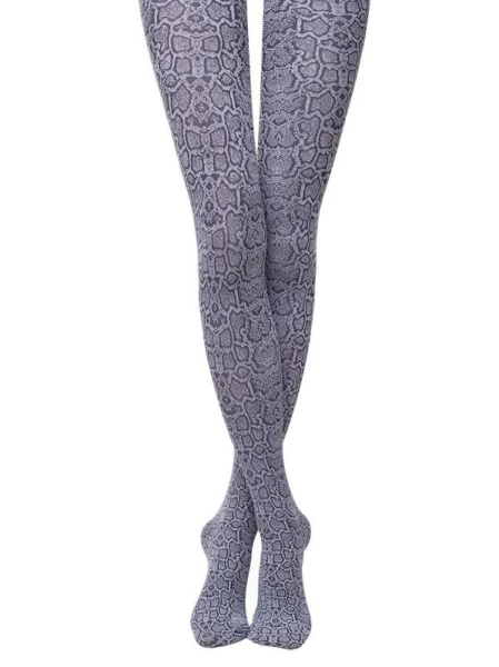 Колготки зі зміїним малюнком PYTHON Lycra, р. 4, Fumo Колготки зі зміїним малюнком PYTHON Lycra, р. 4, Fumo