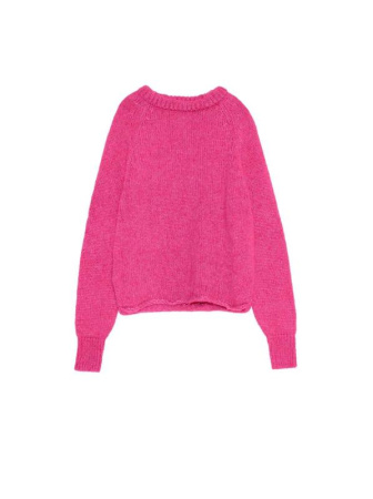 Вязаный джемпер из объемной итальянской пряжи с шерстью и мохером LDK 075 || Джемпер жін. CE LDK075 18С-265СП, р.170-88, emerald green