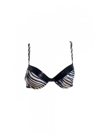 Верх от купальника - Бюст с формованной чашкой Samanta Belize A474  Черный-капучино || Верх от купальника - Бюст с формованной чашкой Samanta Belize A474  Черный-капучино