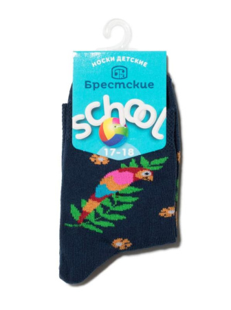 НОСКИ ДЕТСКИЕ 14С3081 || ШКАРПЕТКИ ДИТЯЧІ 3081, р.17-18, 192 СИНІЙ