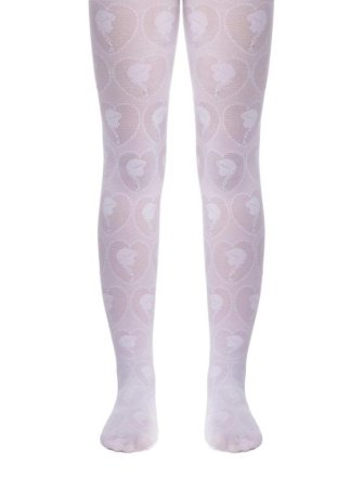 Колготки з малюнками "принцеса Анна" Disney Frozen 40 і вкладишем-розфарбуванням, р. 128-134, Bianco