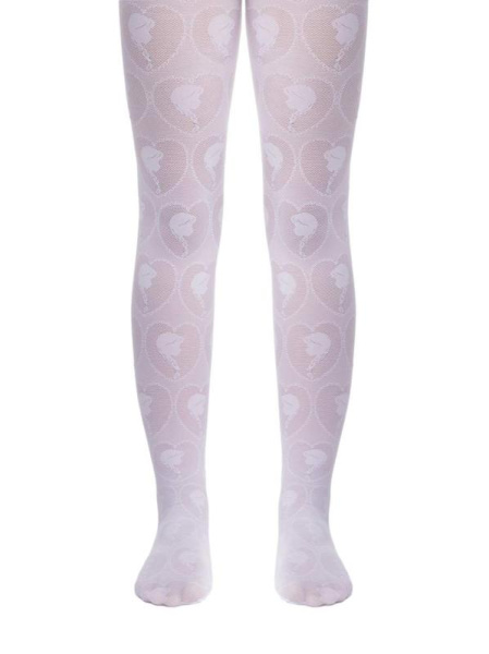 Колготки з малюнками &quot;принцеса Анна&quot; Disney Frozen 40 і вкладишем-розфарбуванням, р. 128-134, Bianco