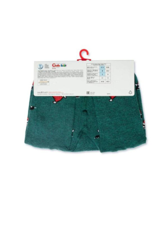 Колготки дитячі Conte Kids NEW YEAR 19С-96/1СП, р. 80-86 (14), 557 темно-бірюзовий