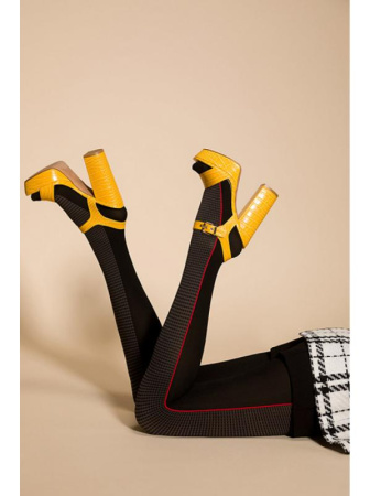 Колготки Gabriella Lotta 60 den без трусиковой части  Черно-графитовый Колготки Gabriella Lotta 60 den без трусиковой части  Черно-графитовый