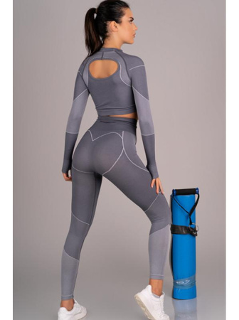 Спортивный костюм Merribel Gym 847 Графитово-серый || Спортивный костюм Merribel Gym 847 Графитово-серый