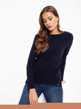 Экстрамягкий джемпер из пряжи с модалом 030