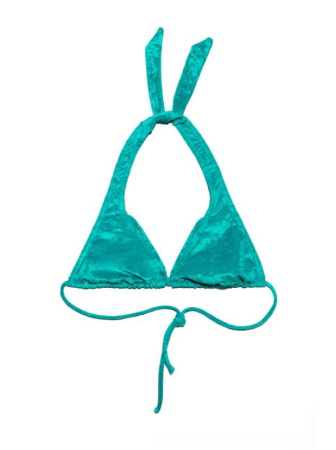 Лиф-халтер с мягкими треугольными чашками ROXY VELVET || Бюстгалтер купальний жін. CE ROXY VELVET, р.87-93, turguoise
