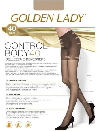 Колготки моделирующие GOLDEN LADY Control Body 40, 2, daino(цвет загара)