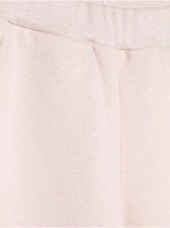 Джоггеры MINI ORA с легким мерцанием люрекса || Брюки для дів. CE MINI ORA, р.146,152-76, shiny grey