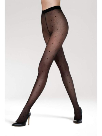 Колготки в мелкую сетку GATTA Funny 05, 2, nero(чёрный)