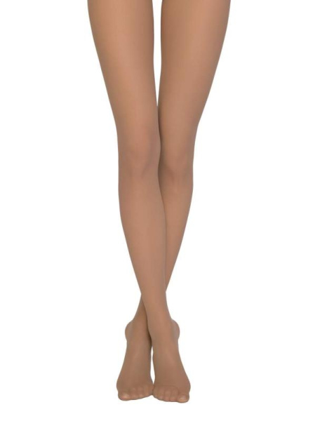 Матові колготки з ефектом тюлю TULLE Lycra, р. 4, Bronz