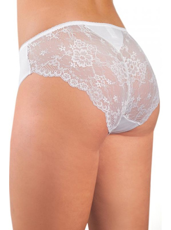 Полные трусики ORO Francesca 2243 Белый || Полные трусики ORO Francesca 2243 Белый
