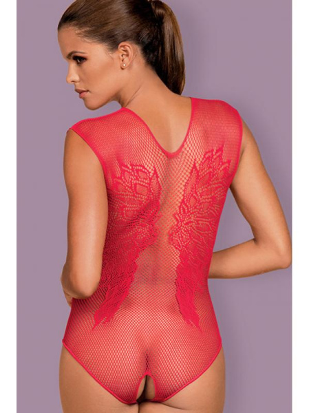 Боди Obsessive B112 Красный