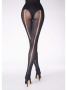 Колготки фантазийные Marilyn NADIA MV 629, 1/2, nero(чёрный)