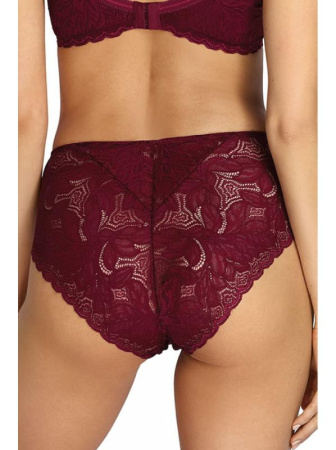 Полные трусики Ewa Bien Jasmin C124 Бургундово-бежевый || Полные трусики Ewa Bien Jasmin C124 Бургундово-бежевый