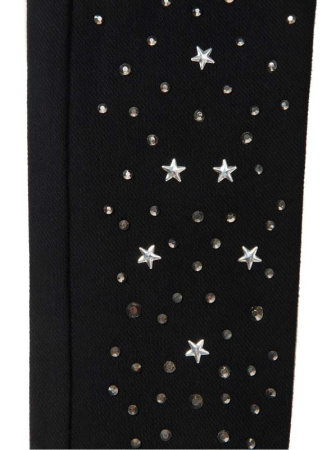 Ультрамодные джеггинсы с россыпью из стразов MINI SILVIA, р.134, 140-72 || Ультрамодні джеггінси з розсипом зі стразів MINI SILVIA, р. 134, 140-72