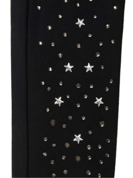 Ультрамодные джеггинсы с россыпью из стразов MINI SILVIA, р.140, 146-76