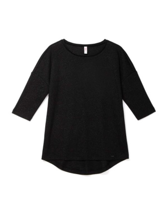 Удлиненный джемпер с мерцающим блеском 833