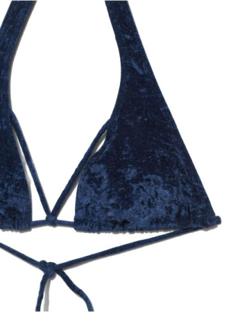 Лиф-халтер с мягкими треугольными чашками ROXY VELVET || Бюстгалтер купальний жін. CE ROXY VELVET, р.87-93, turguoise