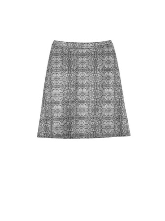 Замшевая юбка А-силуэта со змеиным принтом ATHENA || Спідниця жін. CE ATHENA, р.164-98, light grey snake