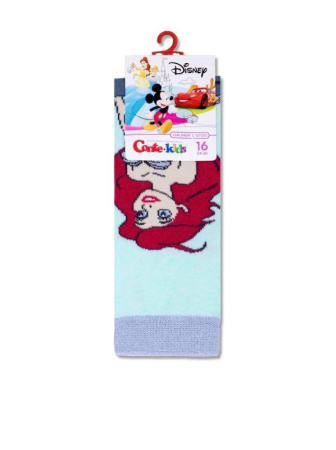 Носки дет. CK DISNEY 17С-138СПМ, р.22, 385 бледно-бирюзовый || Шкарпетки дит. CK DISNEY (принцеси) 17С-138СПМ, р.18, 387 світло-сірий