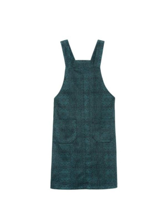 Сарафан из искусственной замши со змеиным принтом LSF 1055 || Сарафан жін. CE LSF 1055, р.164-84-90, green snake