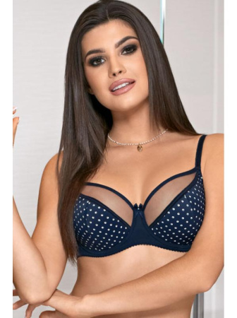 Бюстгальтер полумягкий Dama Kier Zoe Сине-белый